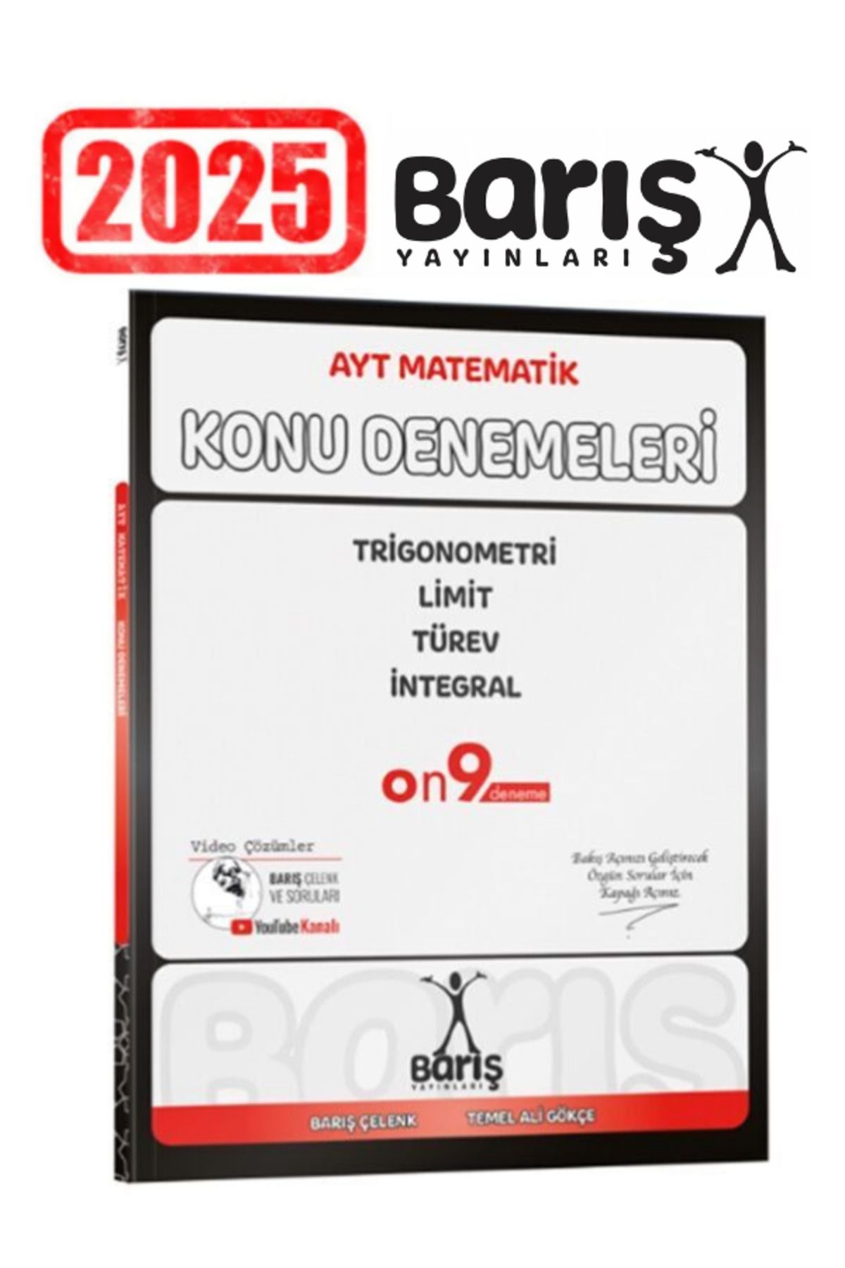 Marsis Yayınları Barış Yayınları AYT Matematik Trigonometri Limit Türev İntegral Konu Denemeleri