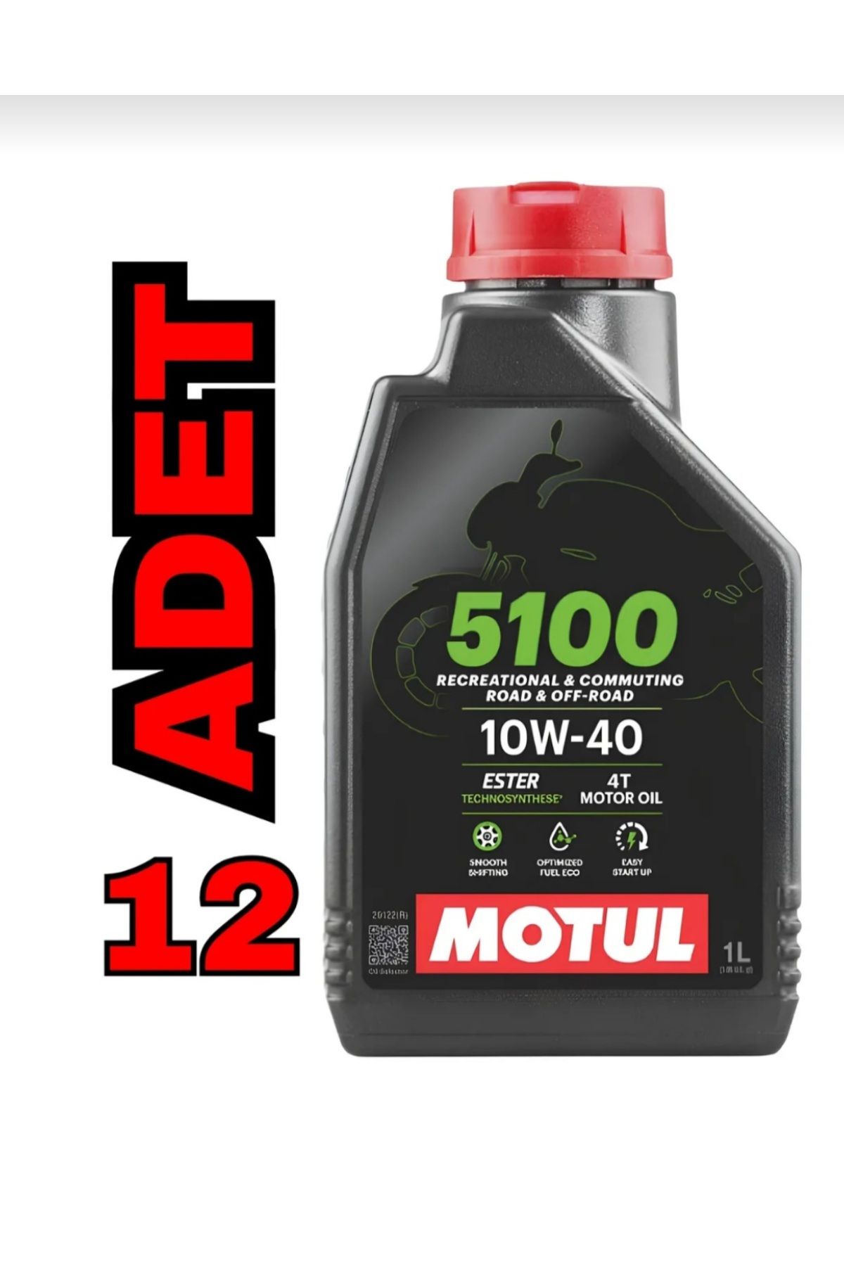 Motul 5100 10w40t 4t 1 Lt Motor Yağı 12 Adet