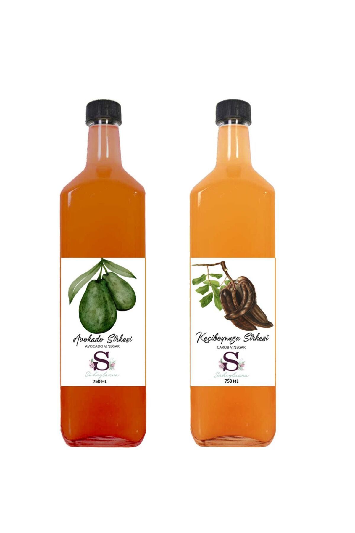 Süheylaana Doğal Avokado Sirkesi 750 Ml - Doğal Keçiboynuzu Sirkesi 750 Ml