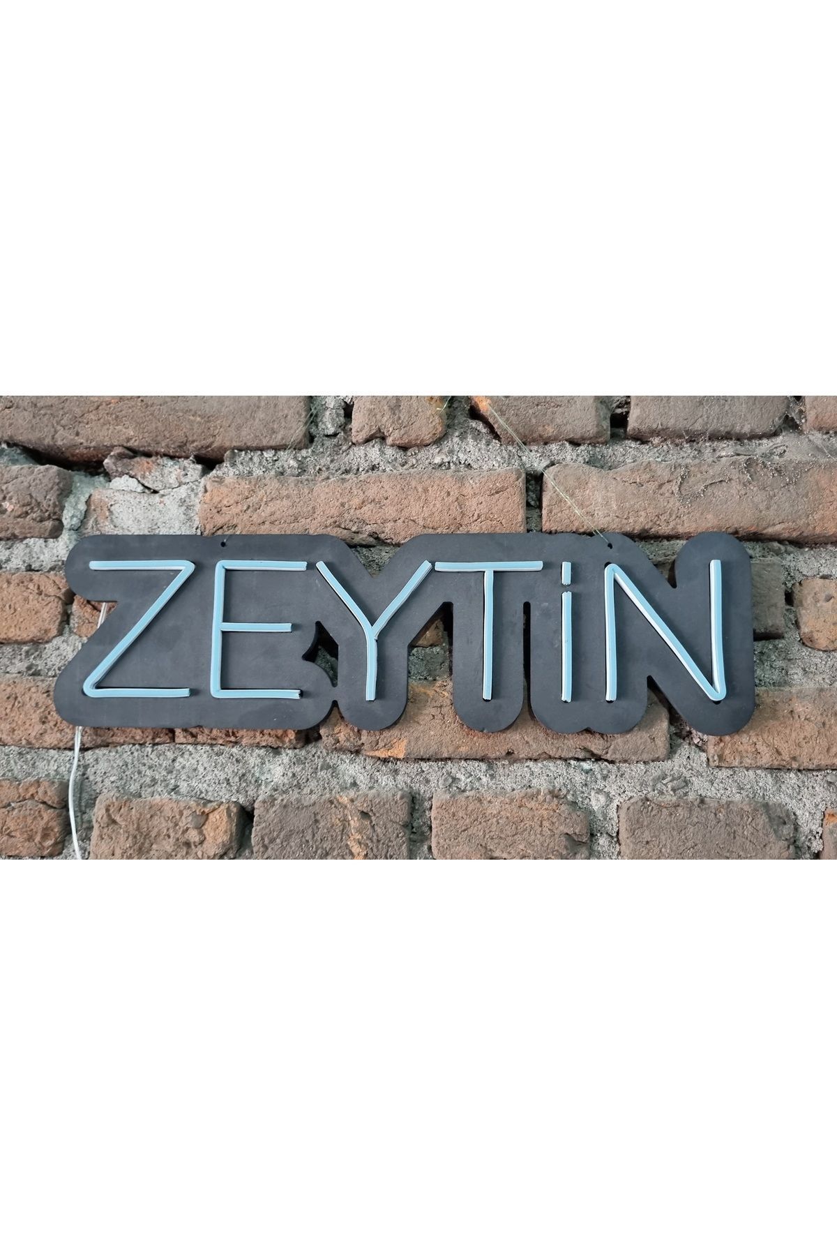 SerenityHaven zeytin neon ledli duvar aydınlatması Aplik