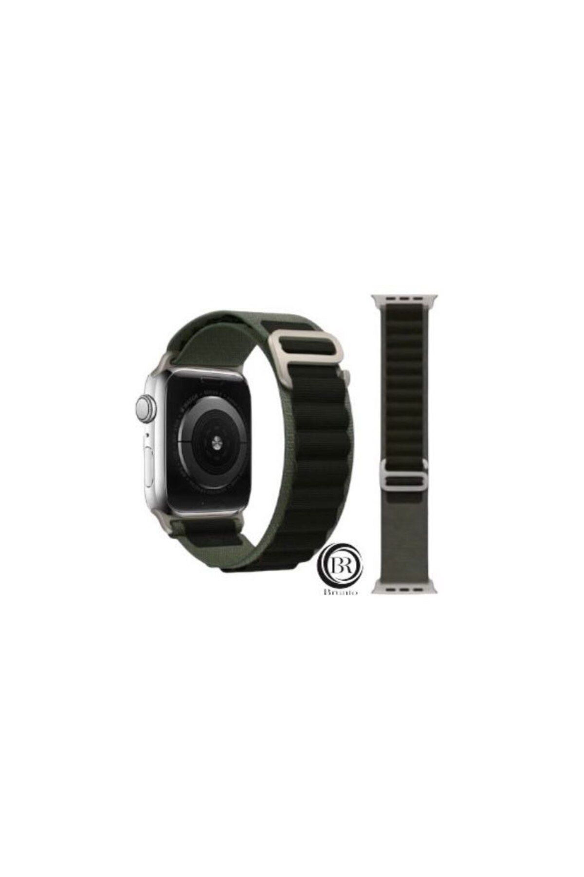 Bruntoo BR Apple Watch Series Ultra 10/9/8/7/6/5/4/SE/3/2/1 49mm-46mm-45mm-44mm-42mm Uyumlu Alpine Loop kordon