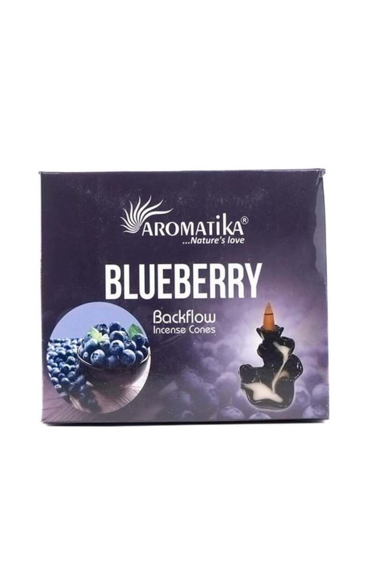 Colourful SHOP Yaban Mersini Kokulu Geri Akış Tütsüsü konik Tütsü Yaban Mersini Backflow Incense Cones 10 Adet
