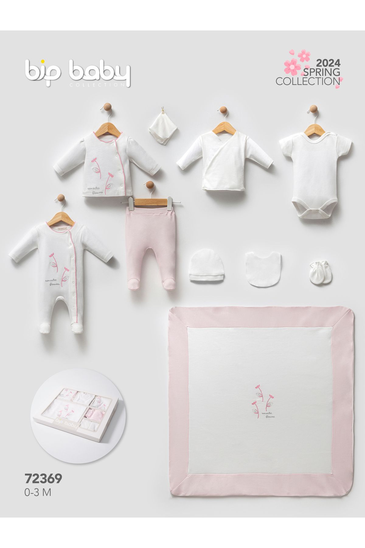 Bip Baby 10 Parça Kız Bebek Hastane Çıkışı