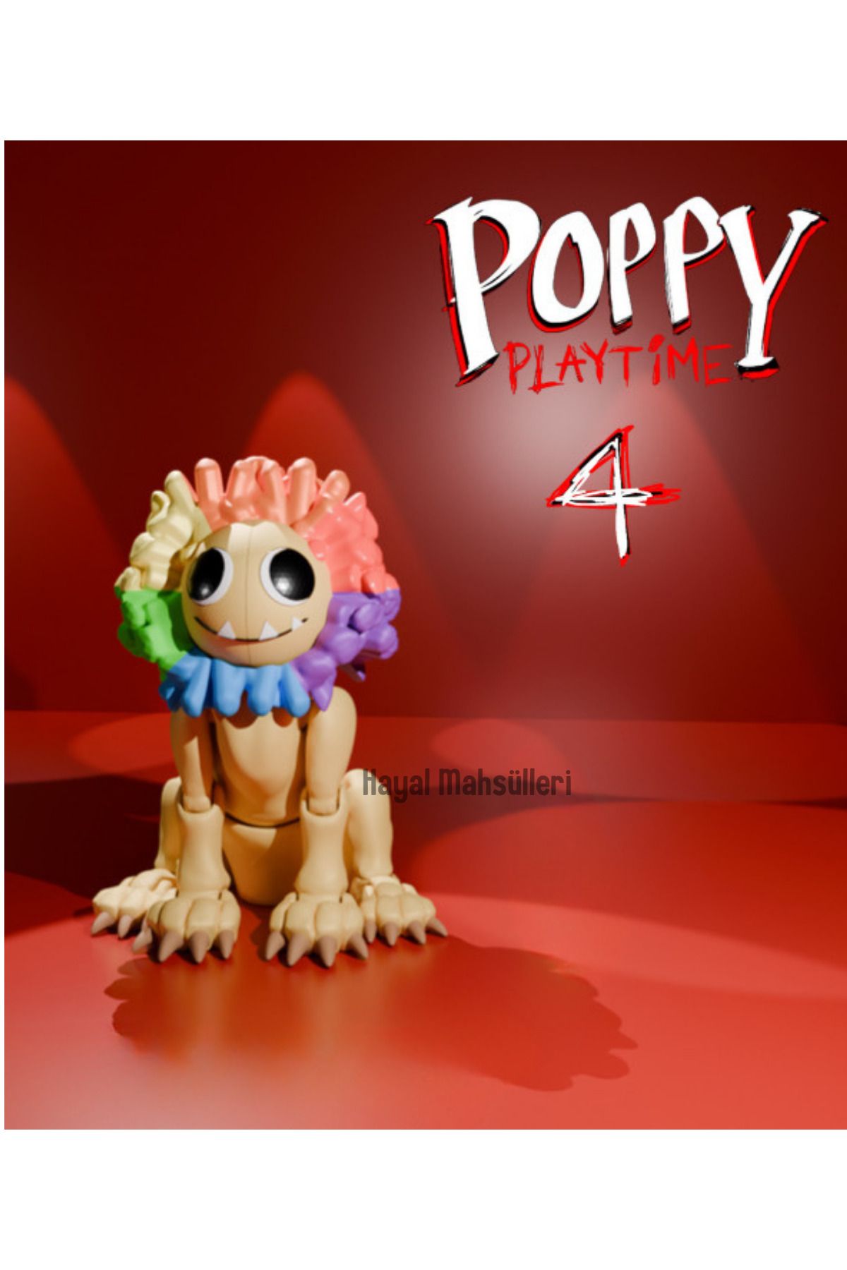 mimo Yarnaby Flexy Hareketli Oyuncak - Poppy Playtıme 4 Catnap 16 CM