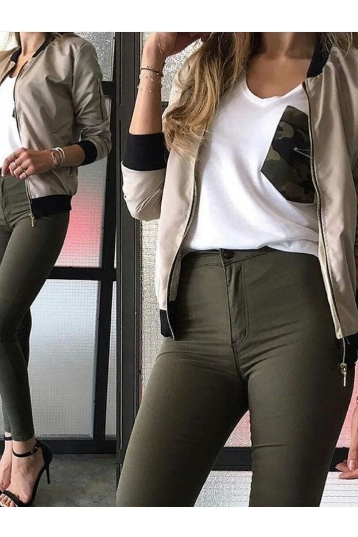 POLEXP Yüksek Bel Gabardin Pantolon 90 cm - 4XL Beden