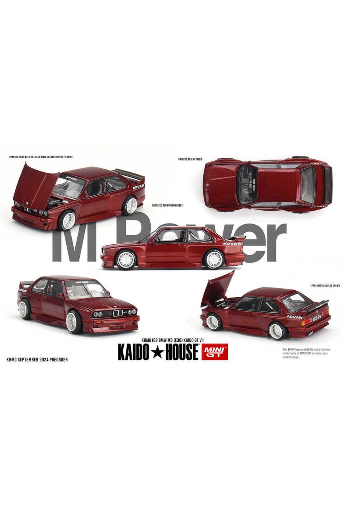 alpmodel Mini GT 1/64 KaidoHouse BMW M3 (E30) GT V1 KHMG162
