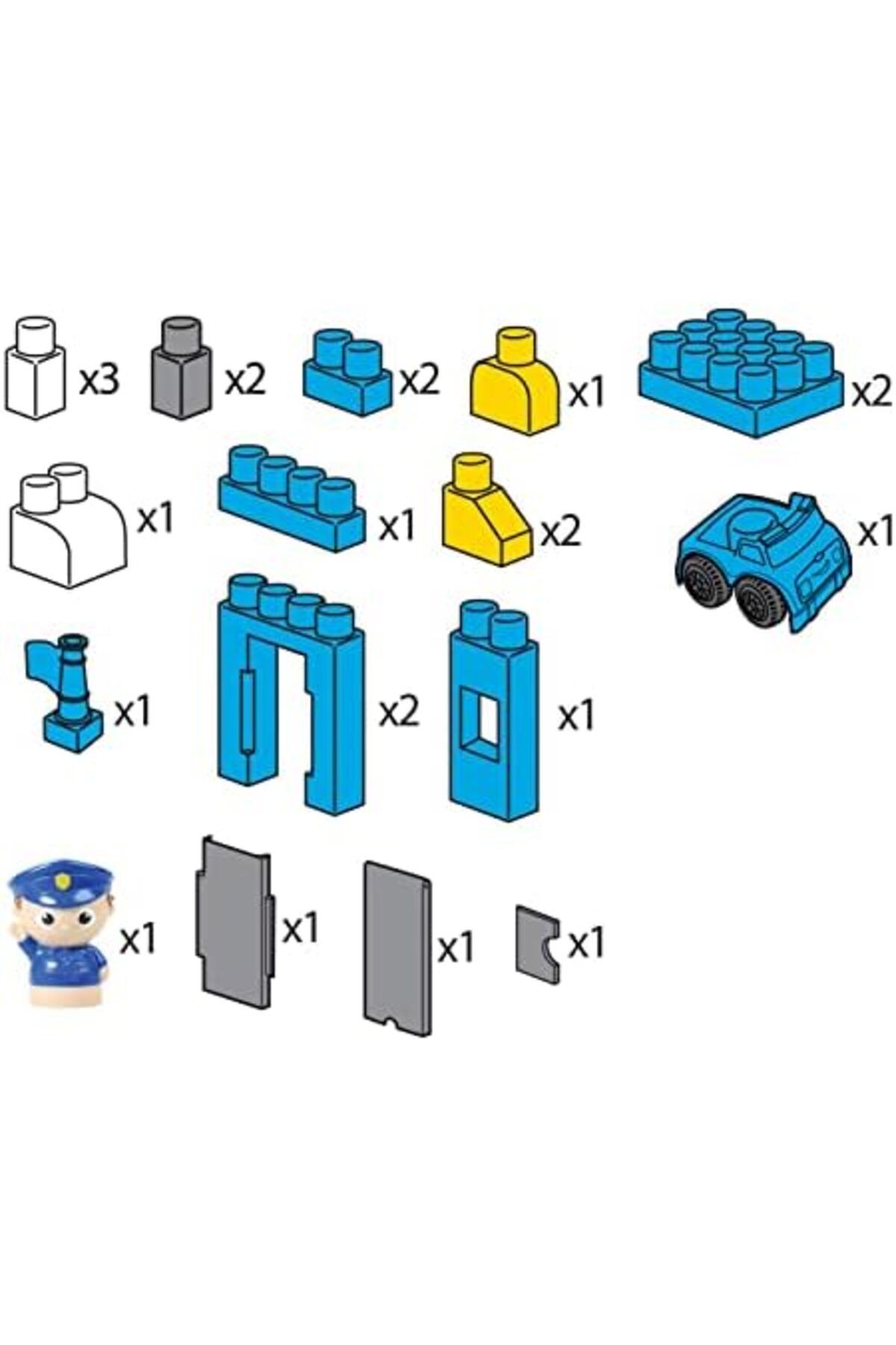 Moon-Squad – Building Block Toy Set Learning Toddlers Colorful Building Bricks Ki 4