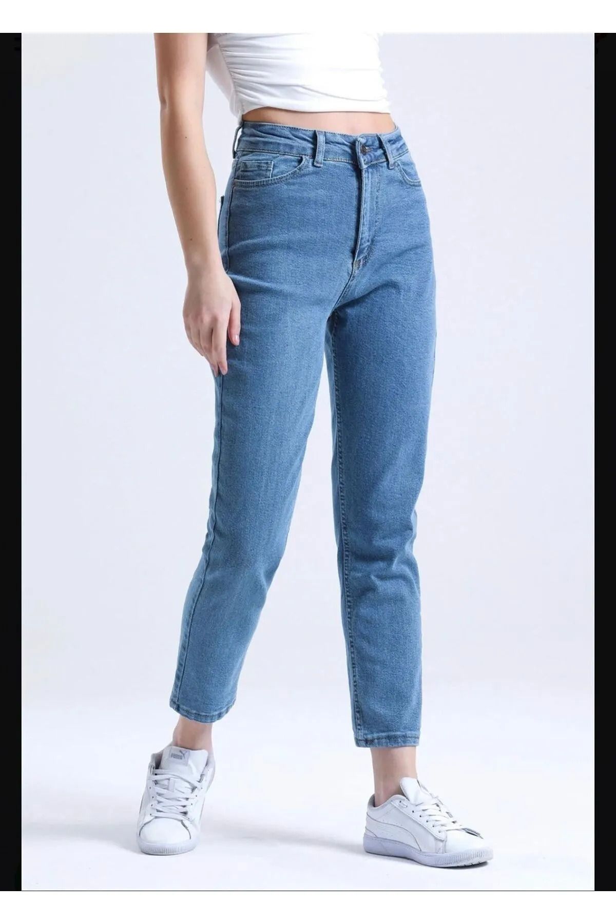 Rift Jeans Mom Boyfriend Esnek Yüksek Bel Kot Pantolon