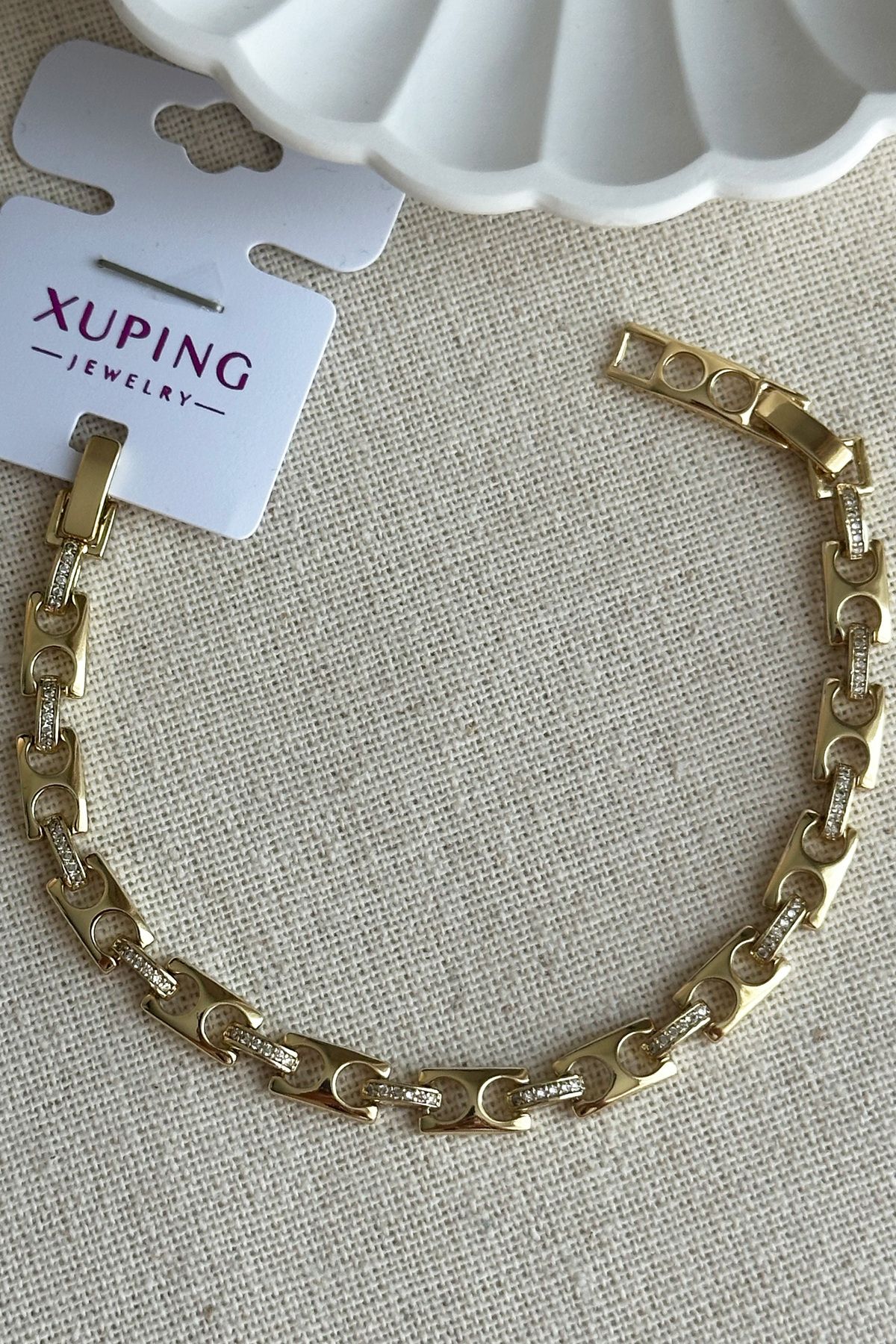 Modacaprea Xuping 17+2 cm Dume Kadın Bileklik Kadın Karamaz Bileklik Xuping Bileklik
