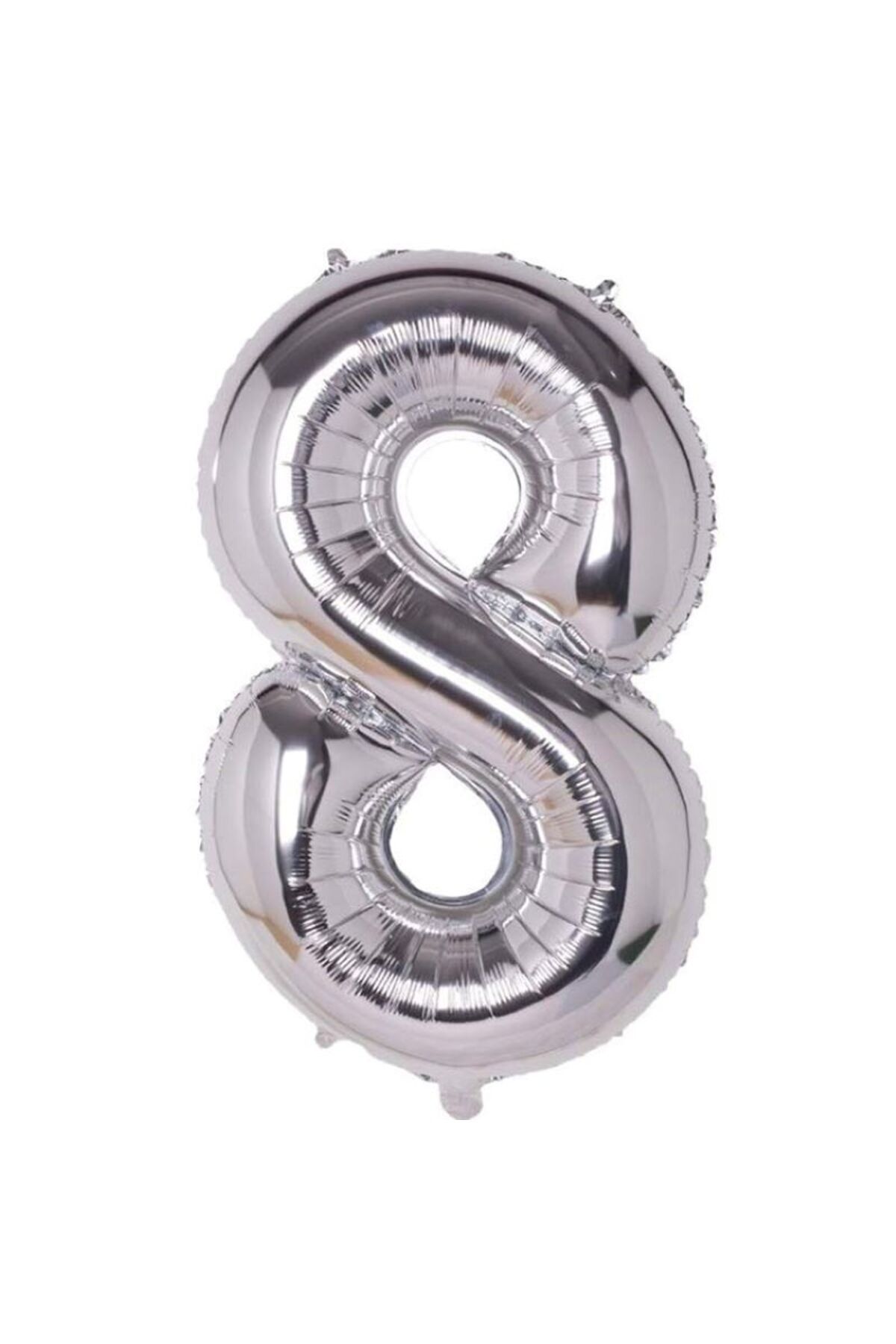 UVERTE 8 Yaş Gold Altın Renk Folyo Balon 34 İnç 80 cm Doğum Günü Kutlama Parti Balonu