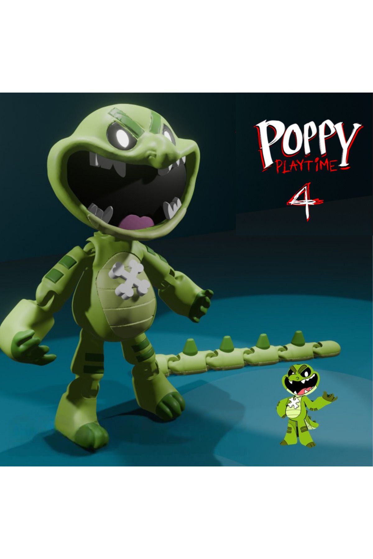 mimo Allister Gator Poppy Playtime Oyuncak 15 CM Catnap Figür