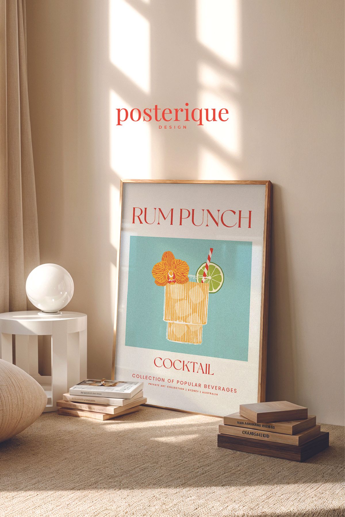 posterique Rum Punch Çerçevesiz Poster Çerçevesiz Tablo
