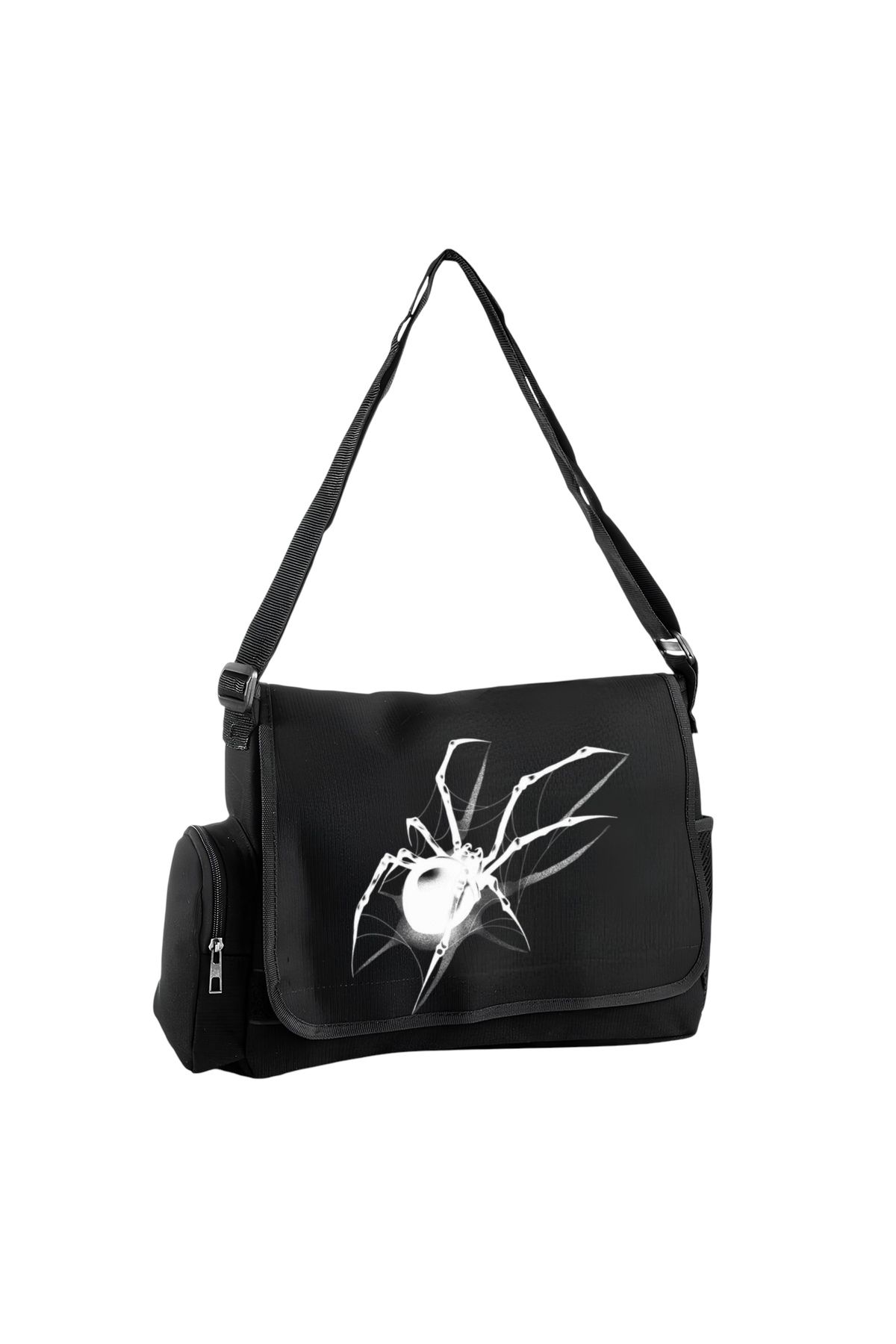 DEEFWEAR KOPYA - Metallica Baskılı Postacı Çanta/ Bag Ayarlanbilir Kemer Ve Fermurlı Cepler
