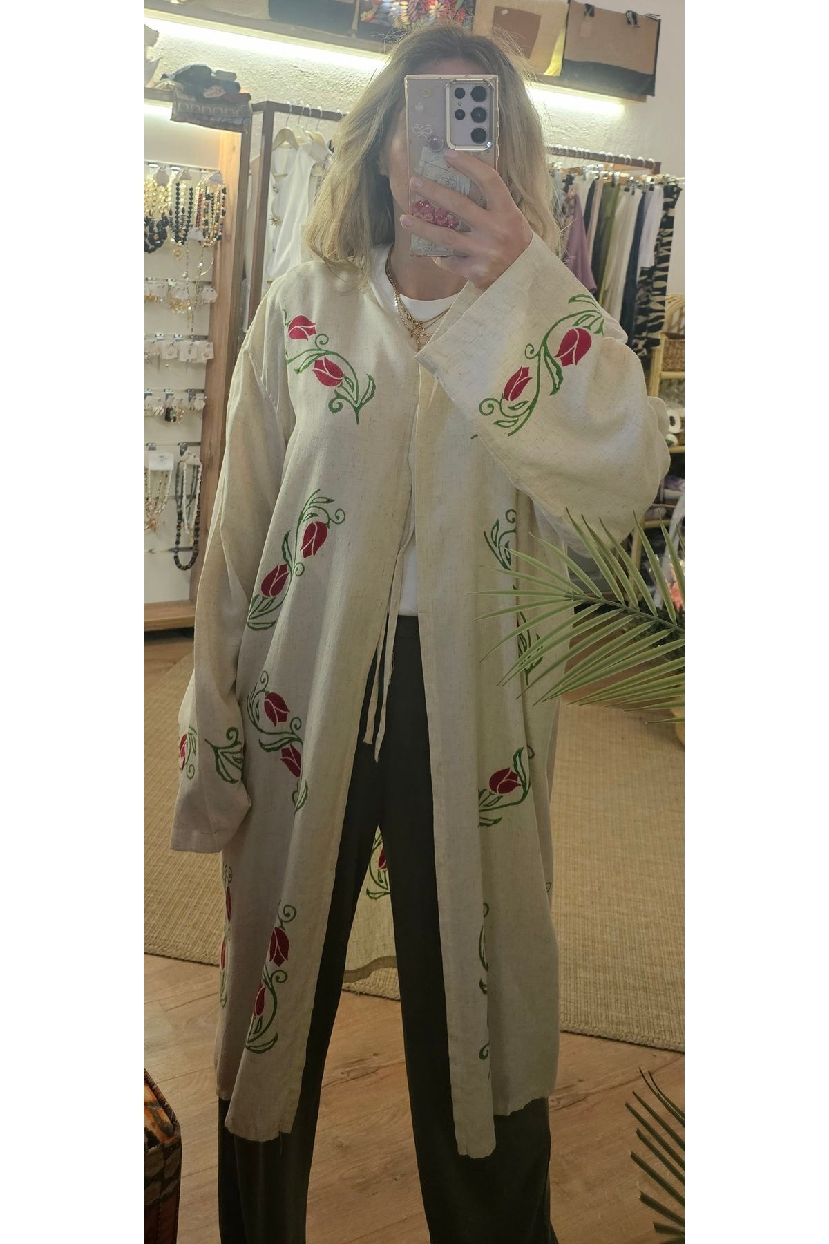 HİLALAKSESUAR10 El yapımı kimono