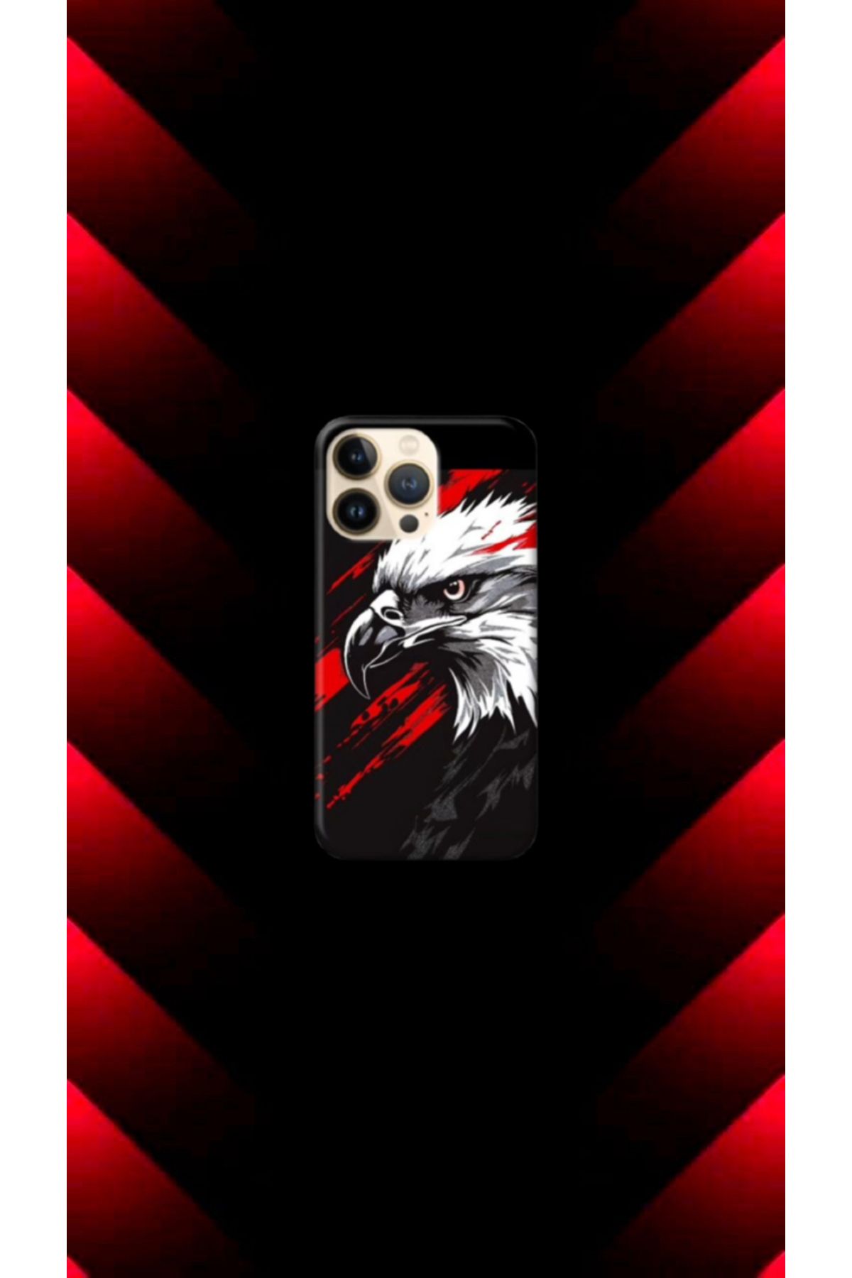 cover shopp Kartal Desenli Kılıf Tasarımı-2 IP 15 Pro Max