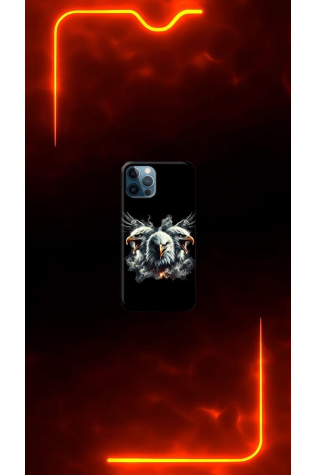 cover shopp Kartal Desenli Kılıf Tasarımı-2 IP 12 Pro
