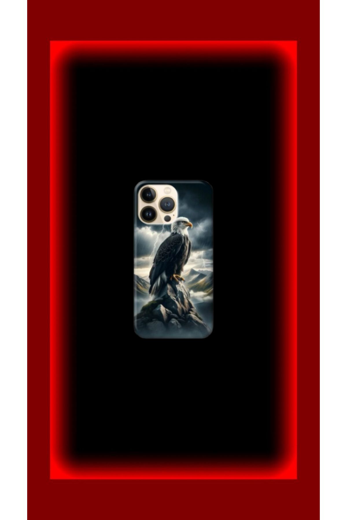 cover shopp Kartal Desenli Kılıf Tasarımı-2 IP 14 Pro