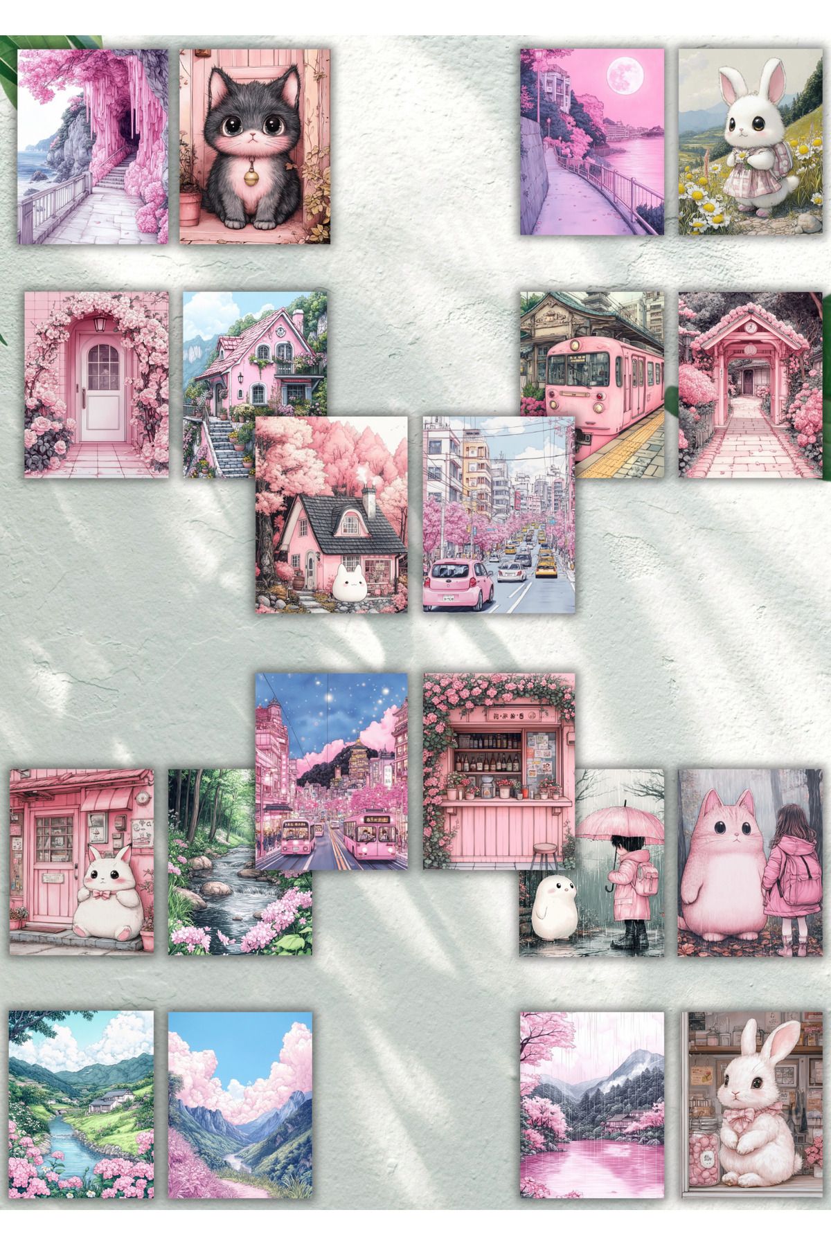 aysaplanner Ghibliden Esinlenilmiş Scrapbook Kağıtları /Junk Journal