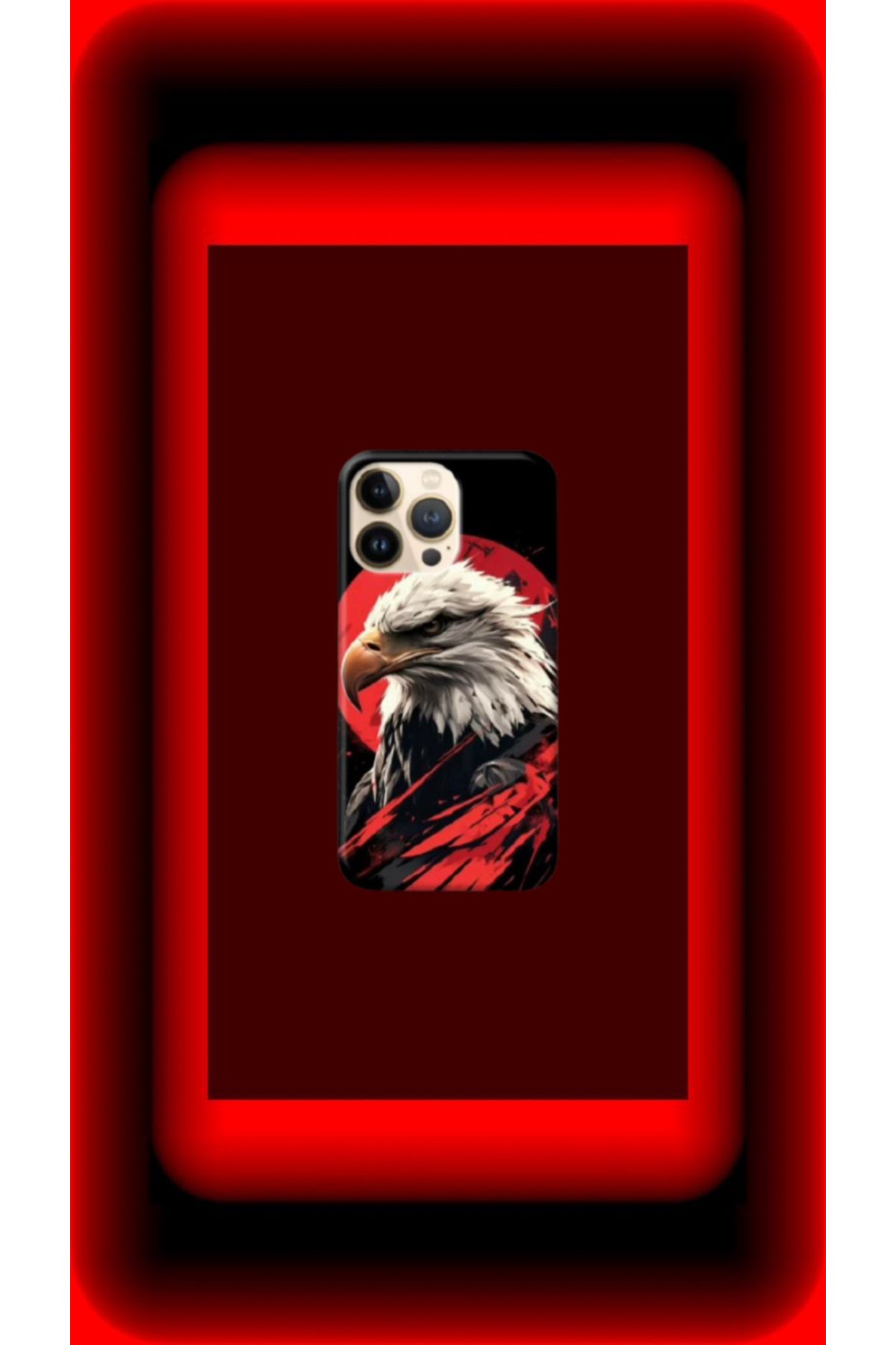 cover shopp Kartal Desenli Kılıf Tasarımı-3 IP 13 Pro