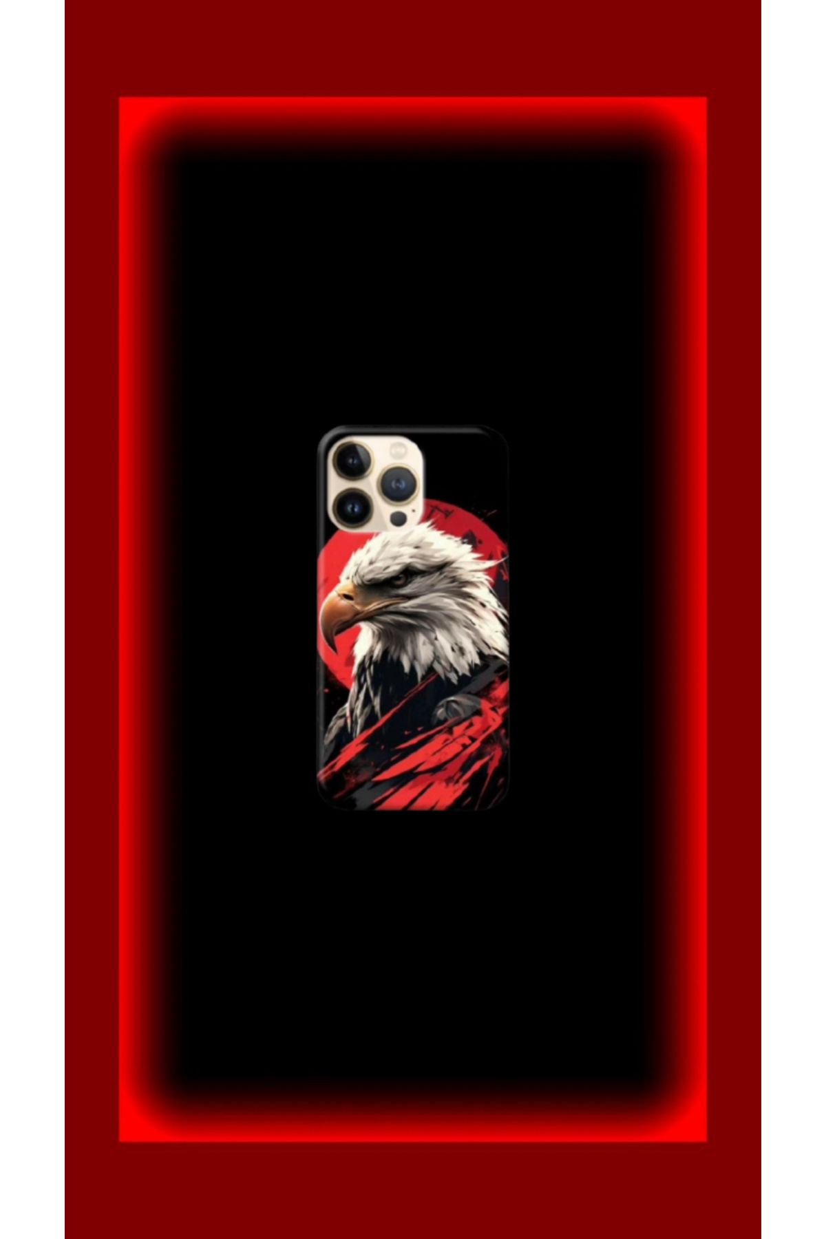 cover shopp Kartal Desenli Kılıf Tasarımı-2 IP 14 Pro Max