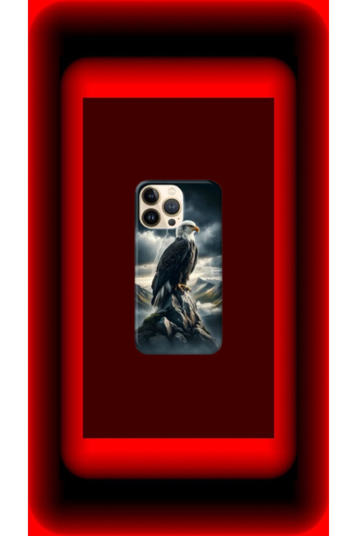 cover shopp Kartal Desenli Kılıf Tasarımı-2 IP 13 Pro