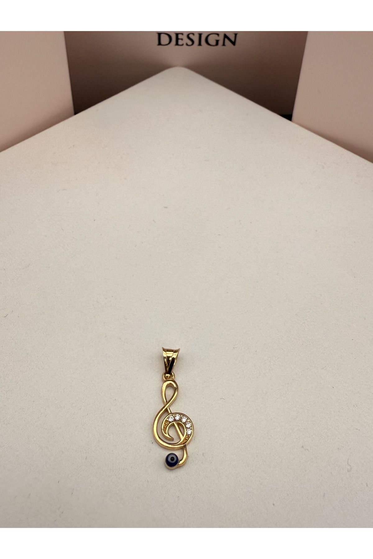 cengizjewellery 14 Ayar Altın Sol Anahtarı Kolye Ucu