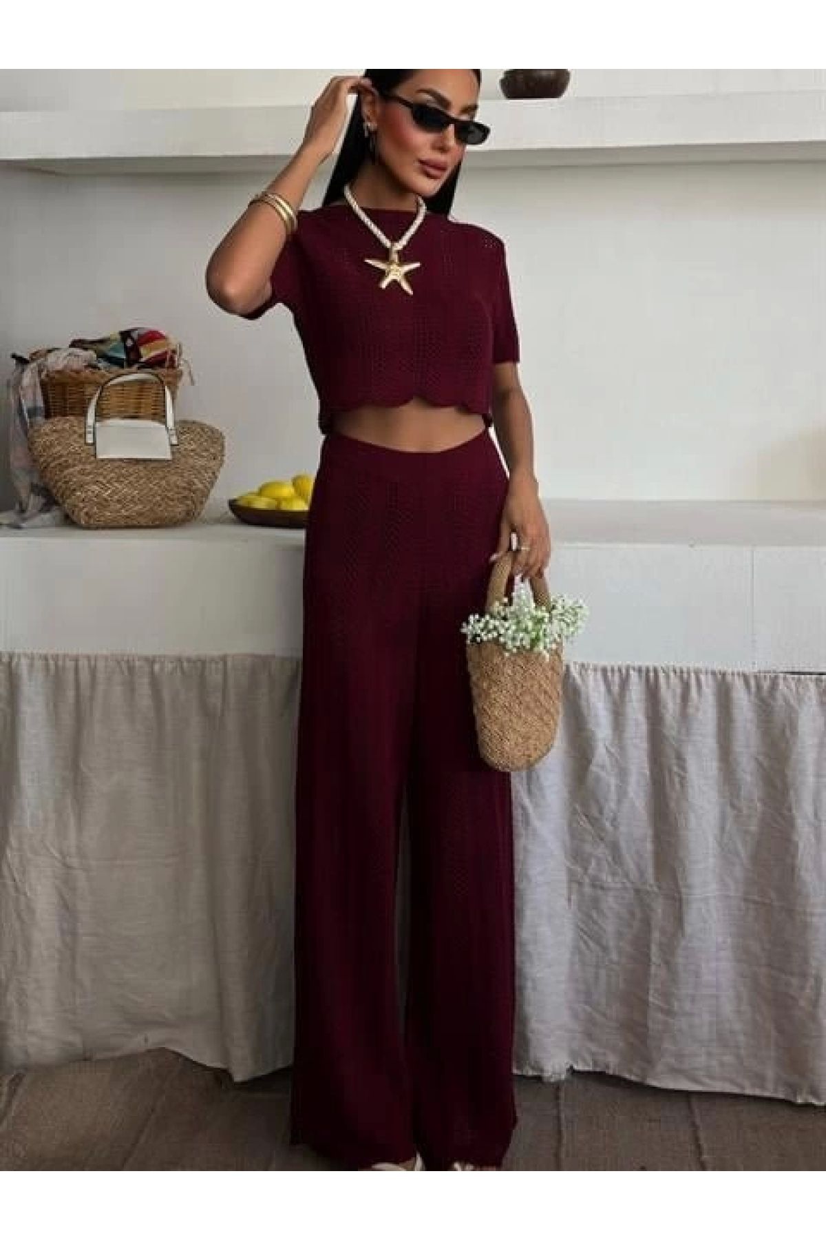 POLEXP Elegan Triko İkili Takım 10084-025