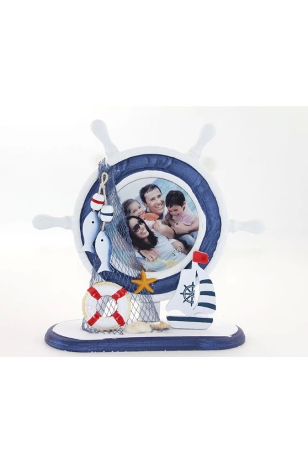 SerenityHaven Ahşap Marin Dümenli Çerçeve Model 4