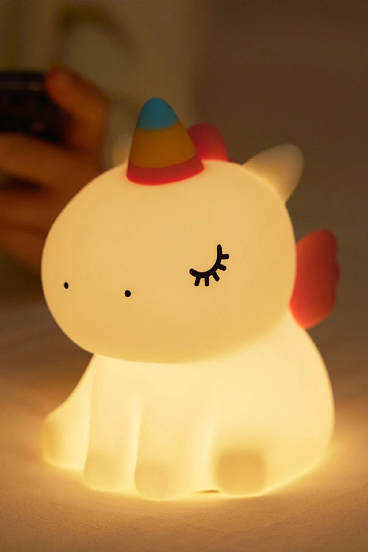 SerenityHaven A007 Dekoratif Gece Lambası Bebek Unicorn DPMAH