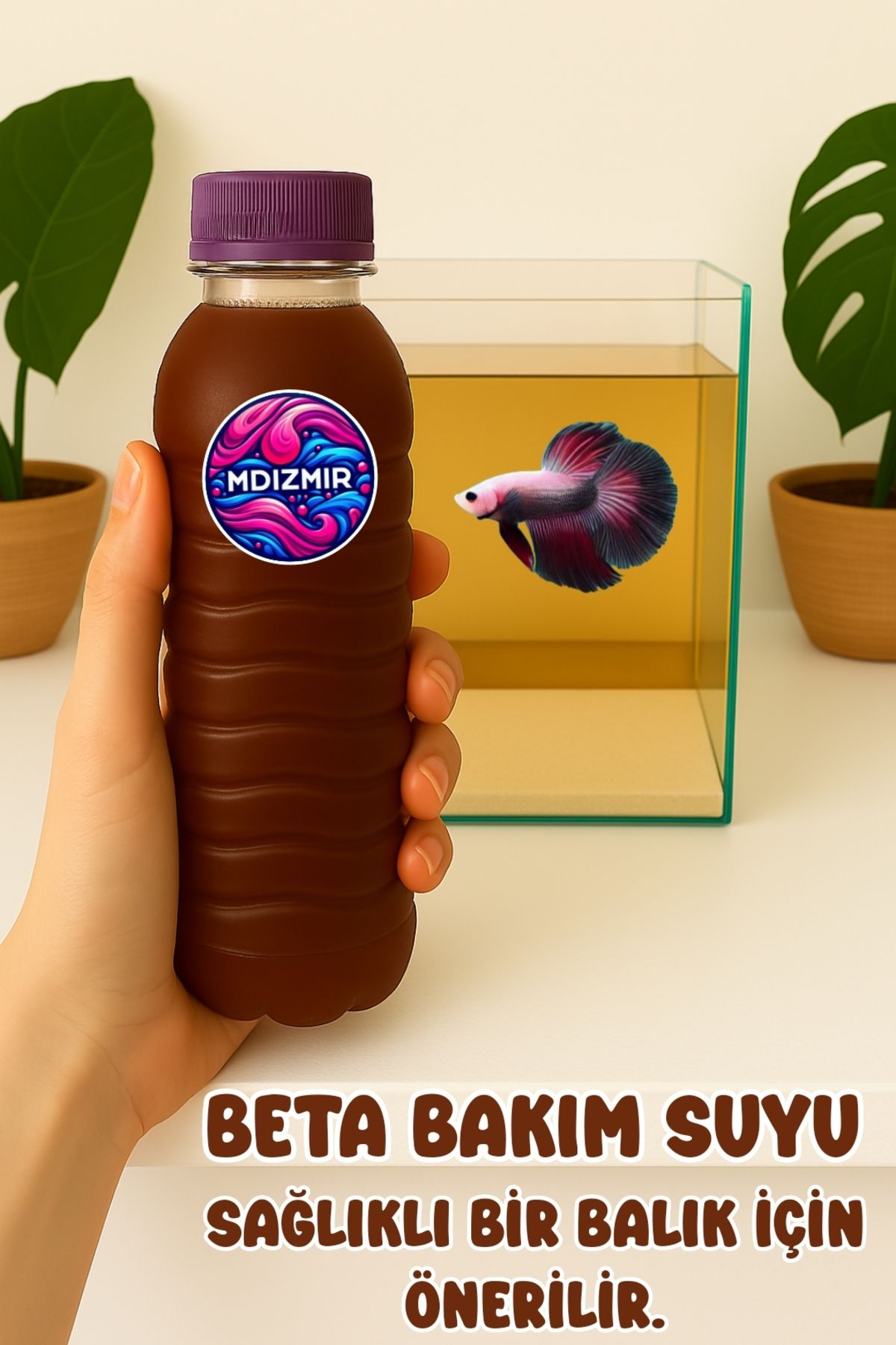 MDİZMİR Beta Bakım Suyu Beta Balıkları için Özellikle Önerilir