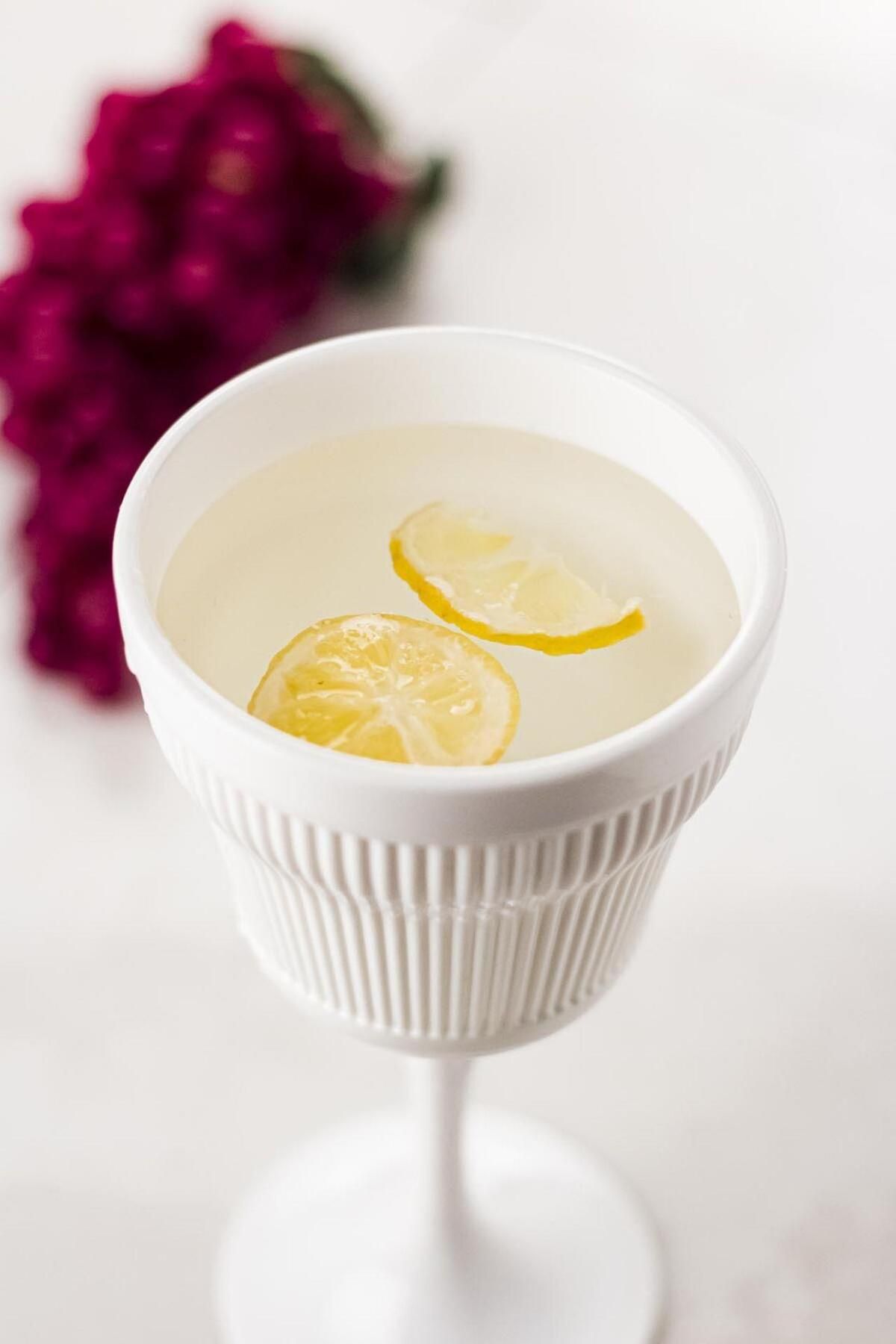 Avantaj Kapıda ® Akrilik Beyaz Tekli Kadeh & Su Meşrubat Kahve Yanı Bardağı 300 ml ( Cam Değildir )