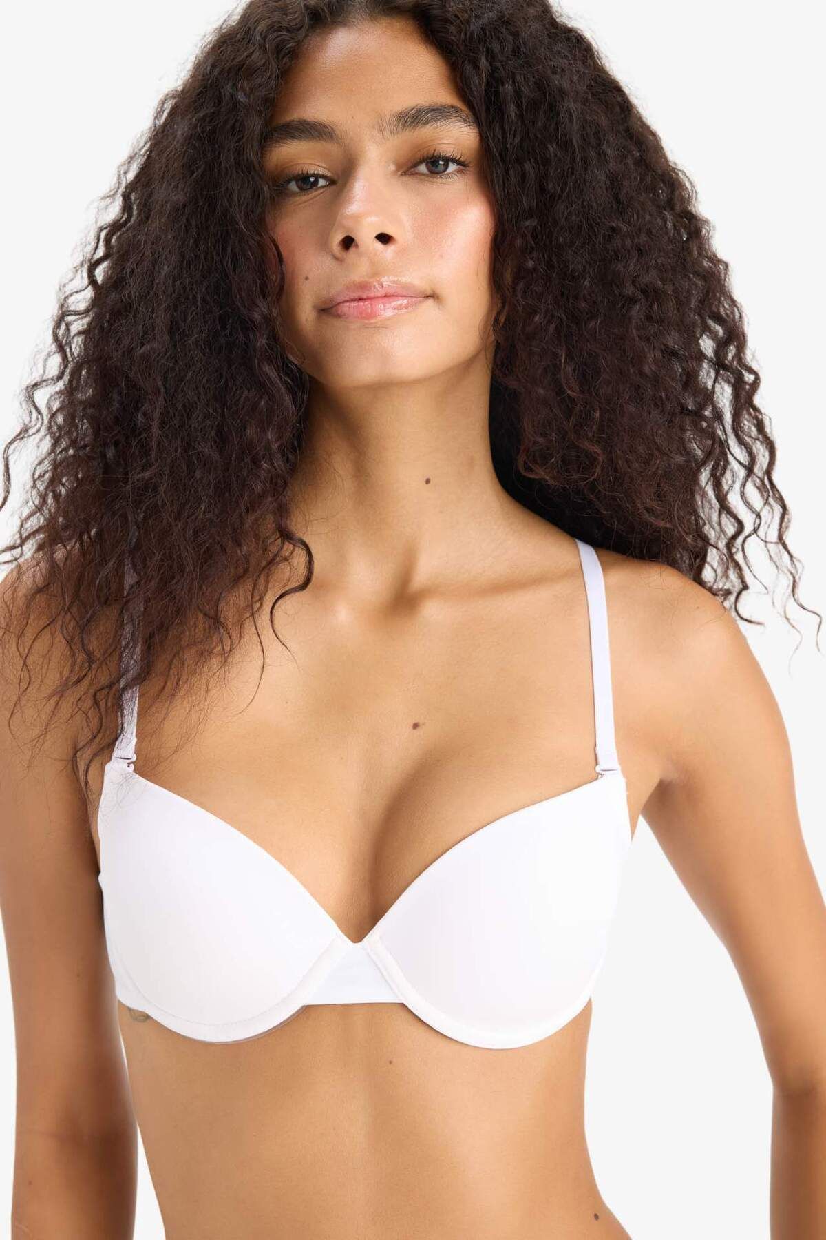 DeFacto Micro Kaplı Full Push Up Balenli Tişört Bra-Fall in Love F6345AX25HS