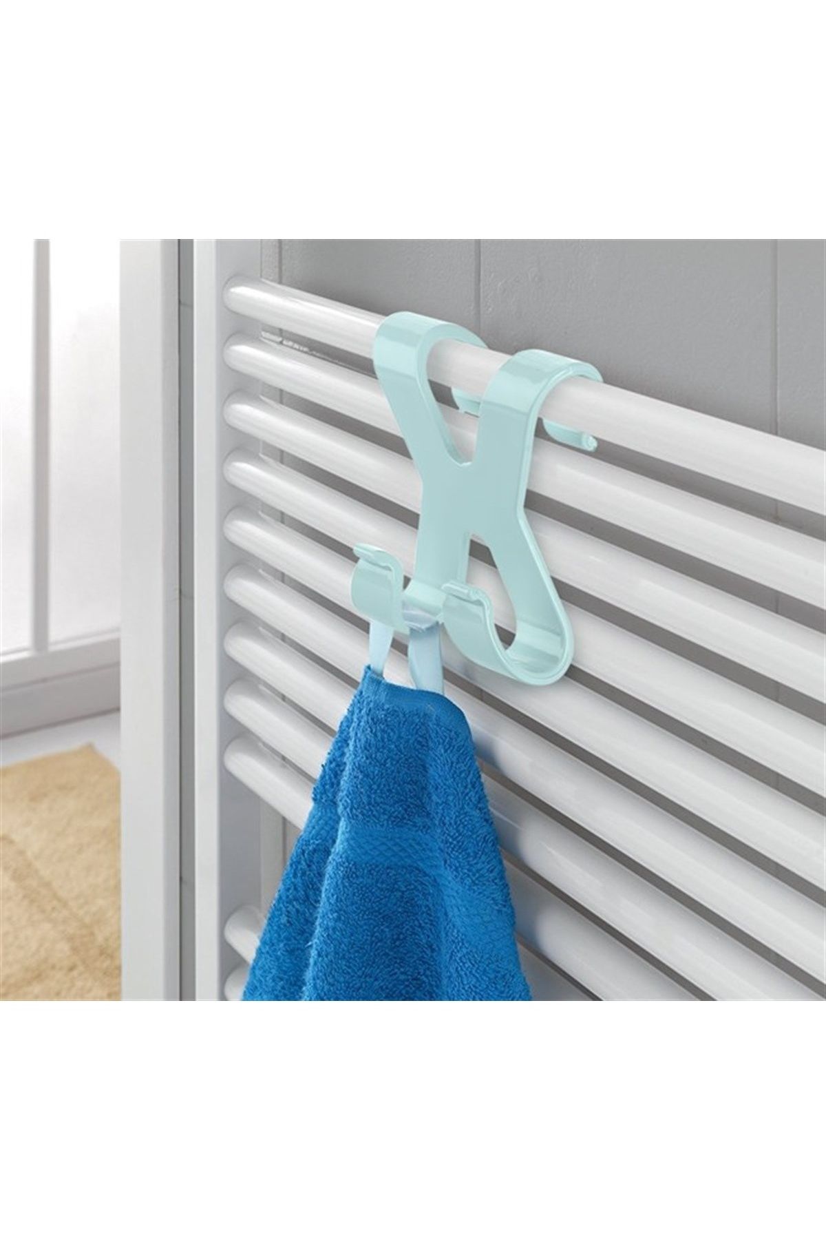 Findit Hang it Pratik Kolay Taşımabilir Havlupan 2 Kancalı Banyo Askısı (2818)