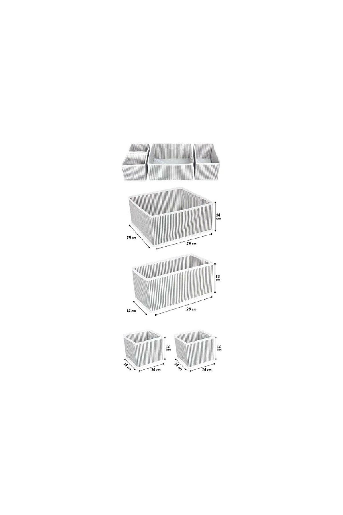 Findit-Drawer Organize Box Set Organizer Set of 4 (2818) 2