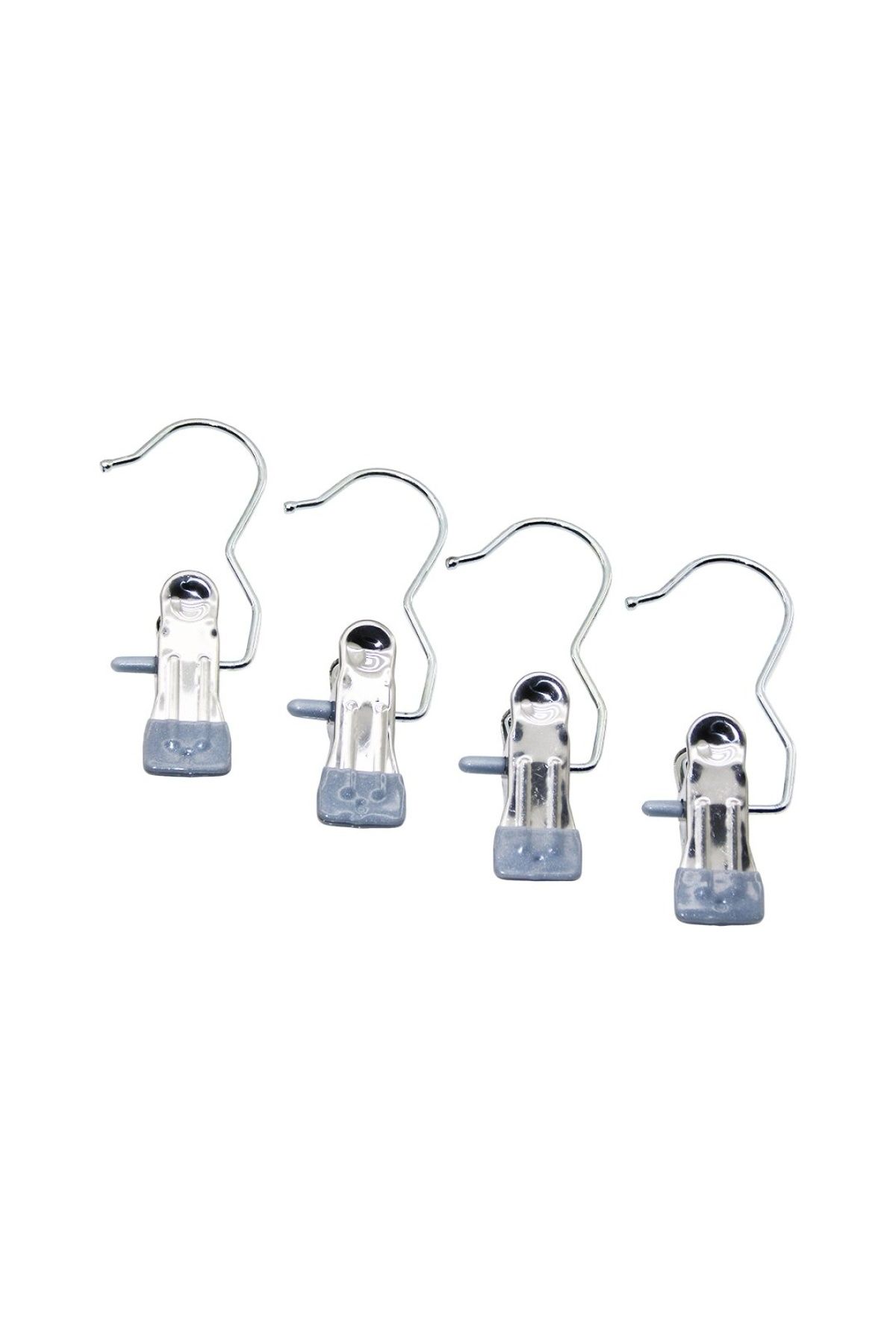 Findit 4 PCS KISKAÇLI TAŞINABİLİR ÇOK AMAÇLI TEKLİ - METAL ASKI SİLİKON KILIF UÇLU (2818)