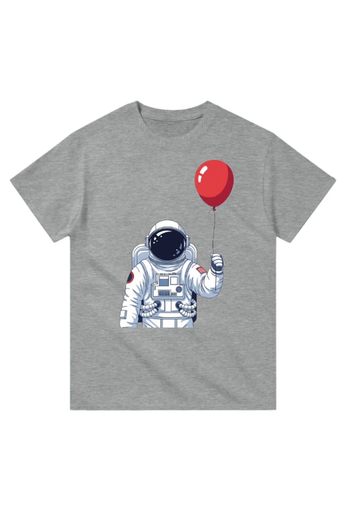 Yeta Modern Astronot Balon Tasarım Tişört