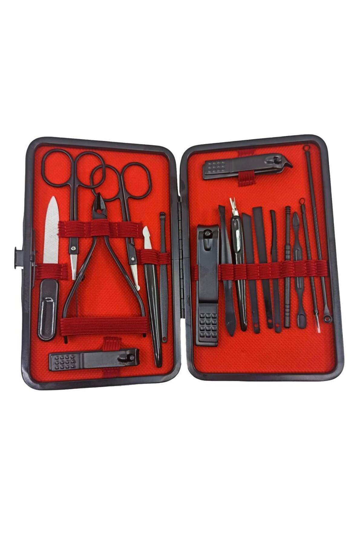 jetfast 18+1 Parça Manikür Pedikür Seti El Ayak Tırnak Makası Set