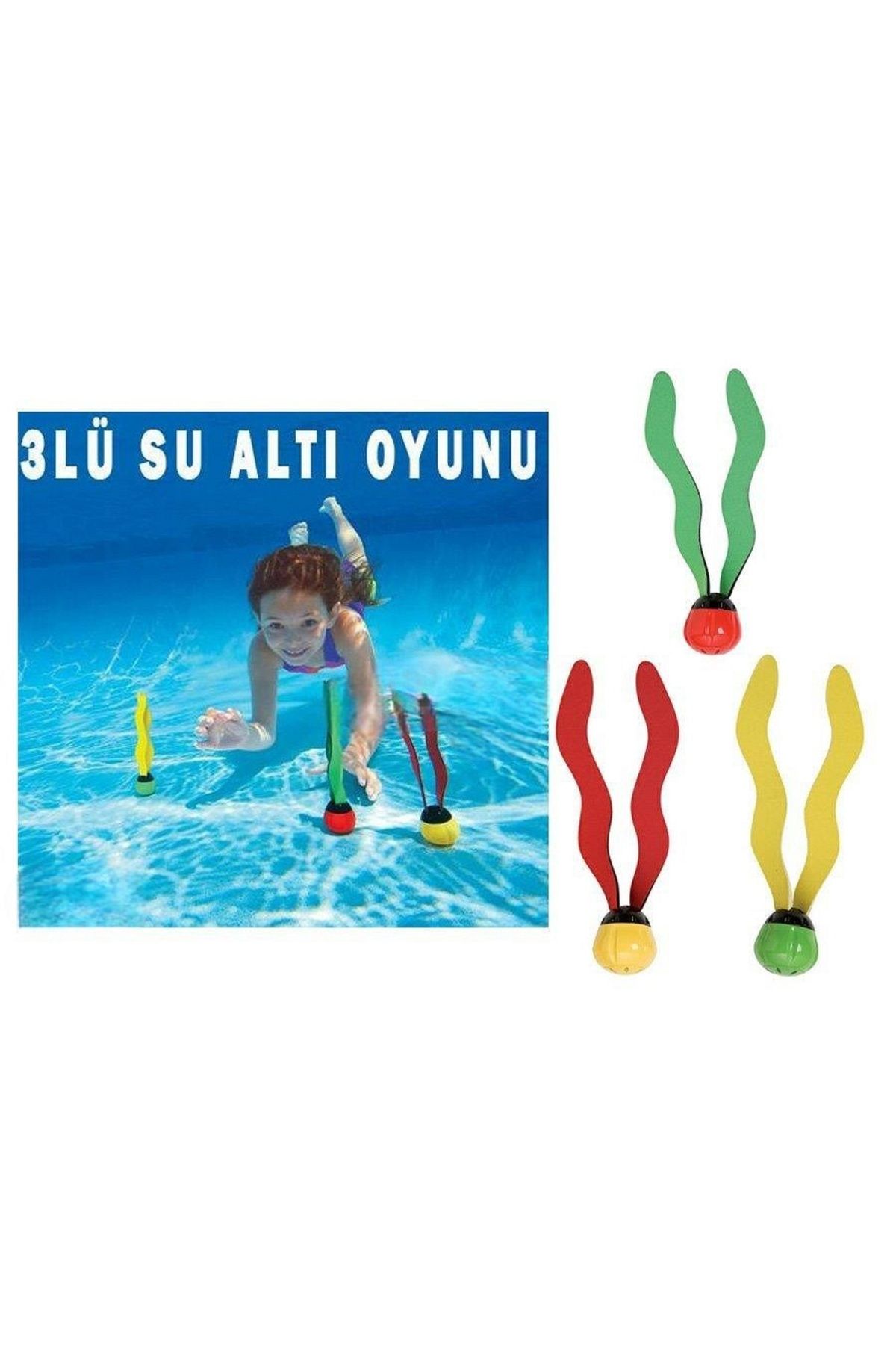 MAİN SHOP Intex Havuz Oyuncağı Çocuk Su Altı Dalış Oyuncağı 3'lü Set-Renkli Su Altı Dalış Öğretici M-55503