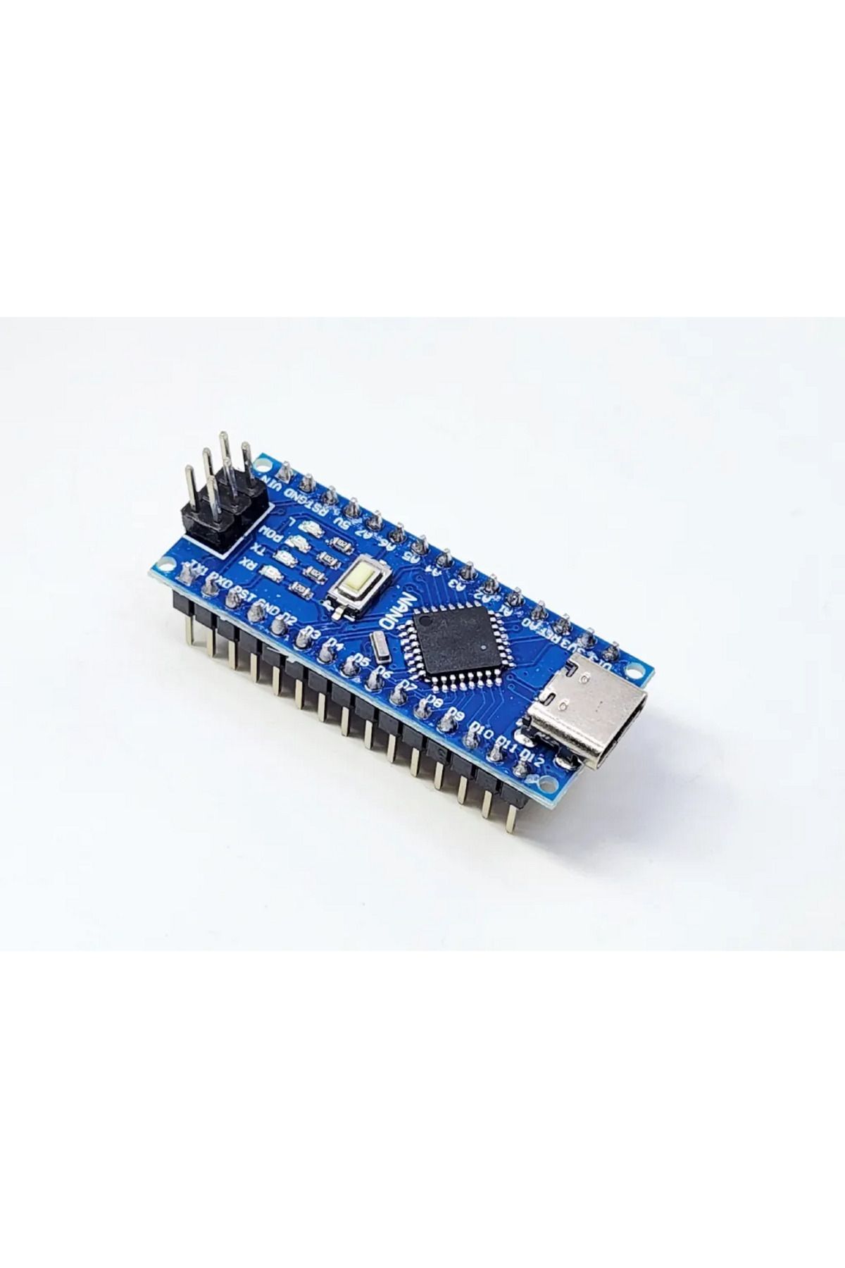 Sensör Modül Arduino Nano CH340 Chip Klon - Type C (Lehimlenmiş)