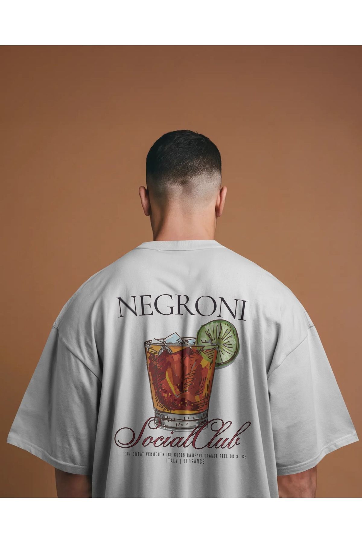Etiole Studio Negroni - Oversize Tişört | Unisex Tişört | Rahat Kesim