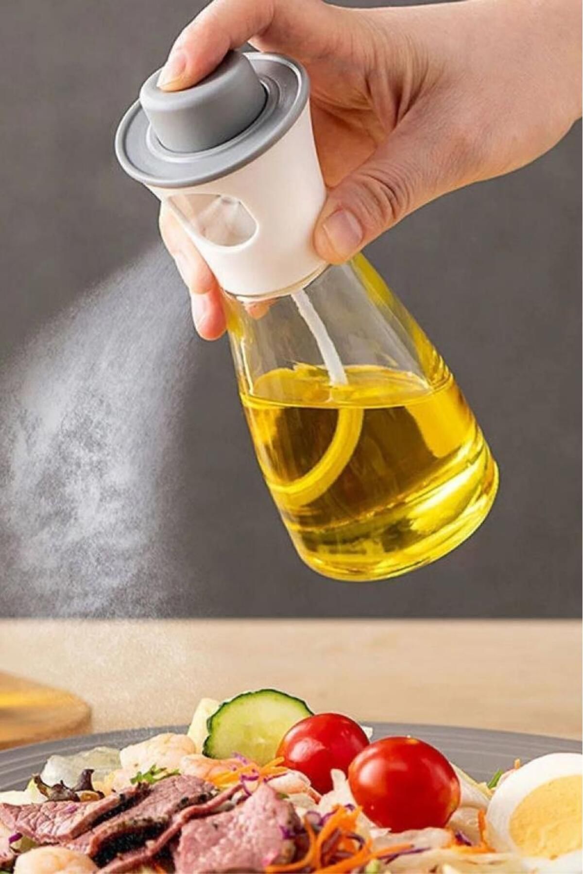 jetfast 220 Ml Çok Amaçlı Spreyli Cam Şişe Sirkelik Yağdanlık