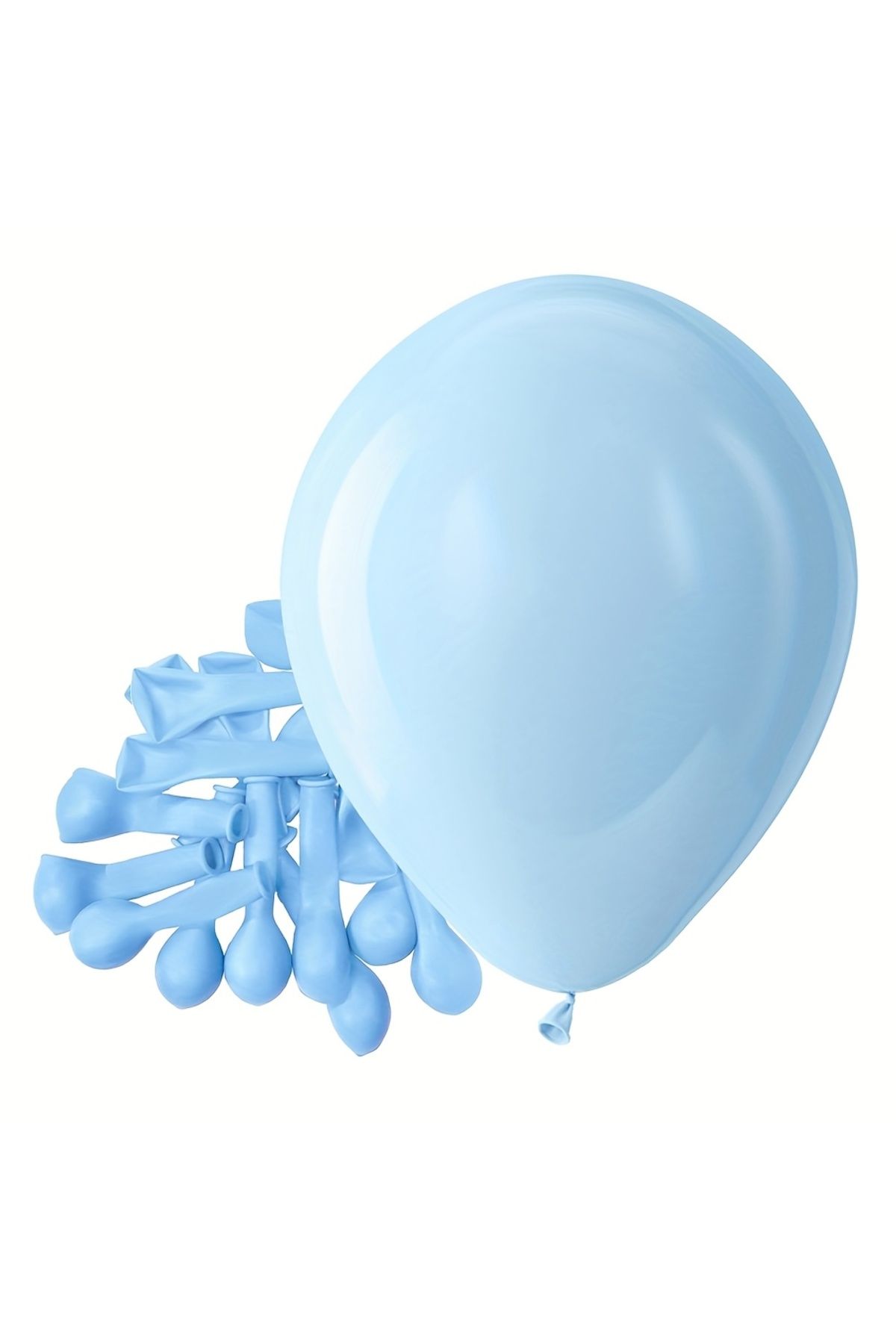 UVERTE 10 Adet 5 inç12 cm Beyaz Balon Doğum Günü Balonu Mini Balon