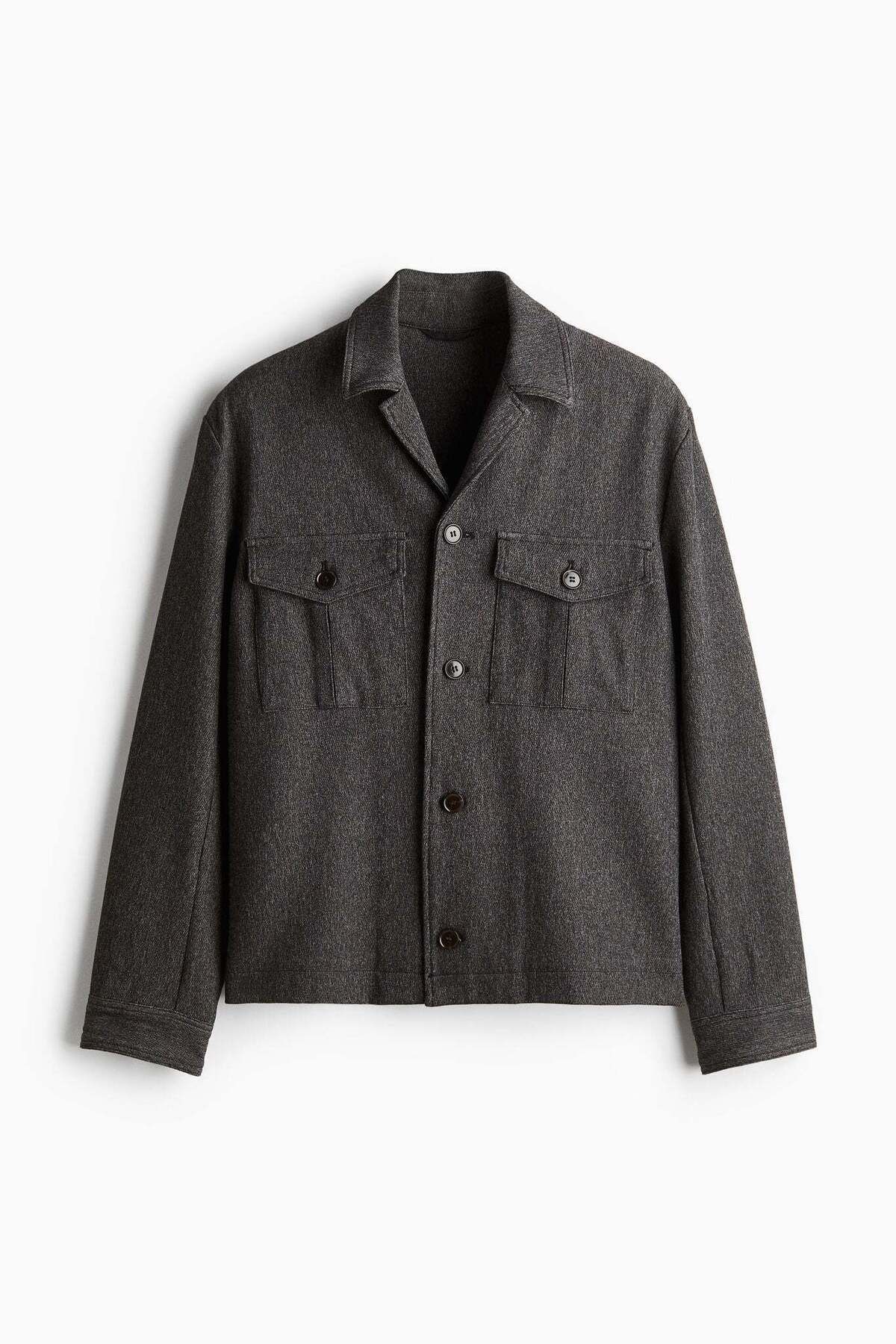 H&M-Regular Fit Twill shacket 5