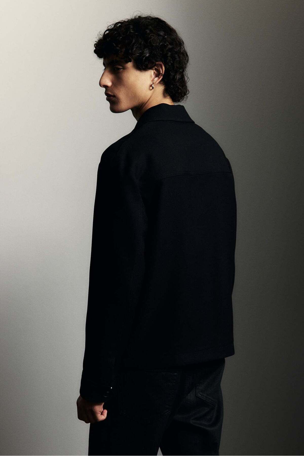 H&M-Regular Fit Twill shacket 2