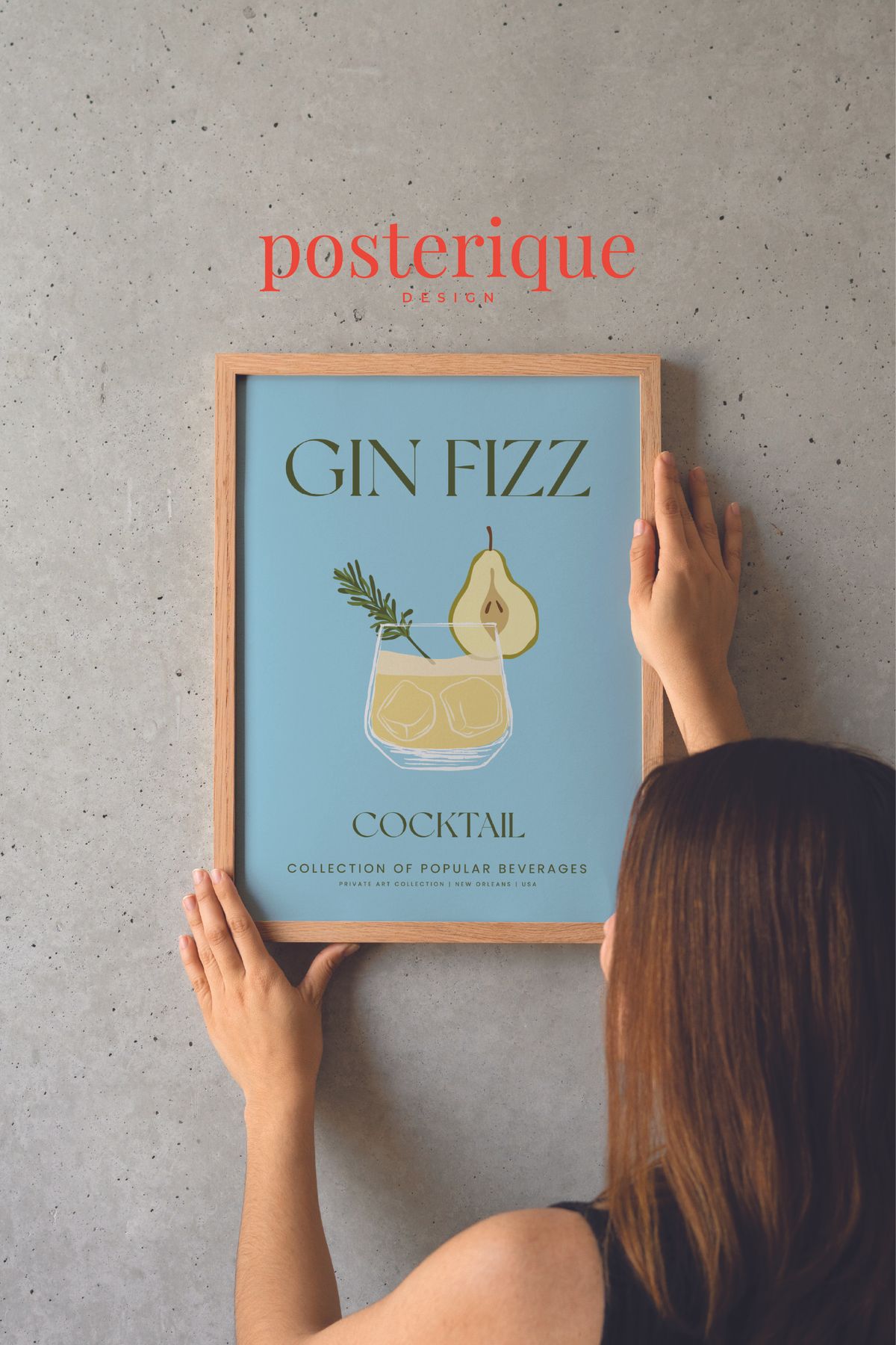 posterique Coctail Gin Fizz