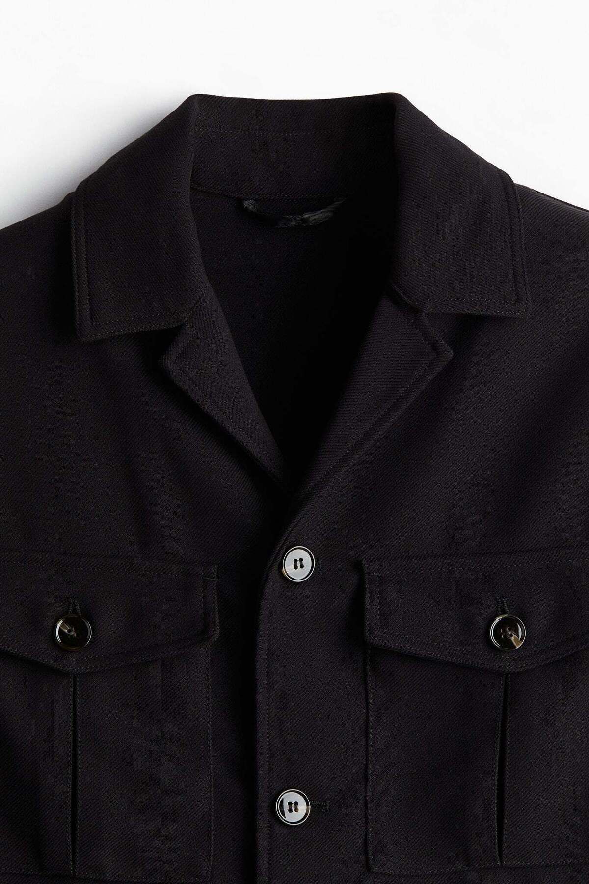 H&M-Regular Fit Twill shacket 1