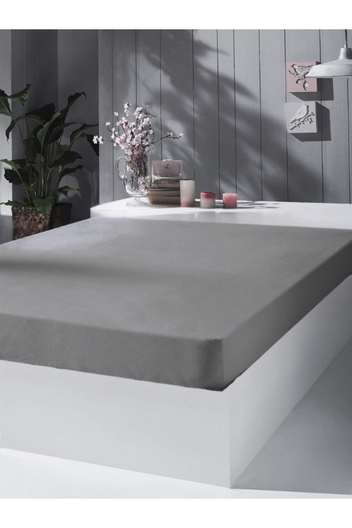 Artiva Home Collection Çift Kişilik Fitted Lastikli Çarşaf %100 Pamuklu Penye Kumaş