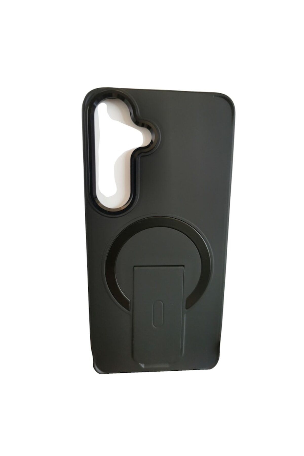 Gtech-Flickstand Magsafe Case, G-Tech, compatible with Samsung Galaxy S24 FE, TPU+Polycarbonate, Matte, Black 2