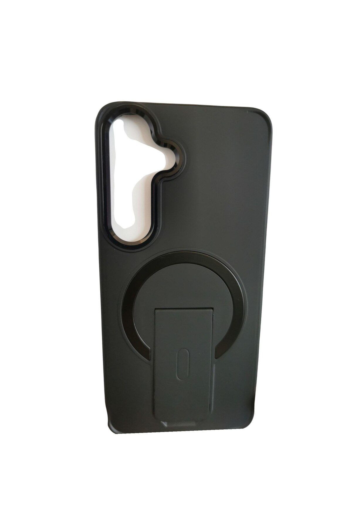 Gtech-Flickstand Magsafe Case, G-Tech, compatible with Samsung Galaxy S24 FE, TPU+Polycarbonate, Matte, Black 4