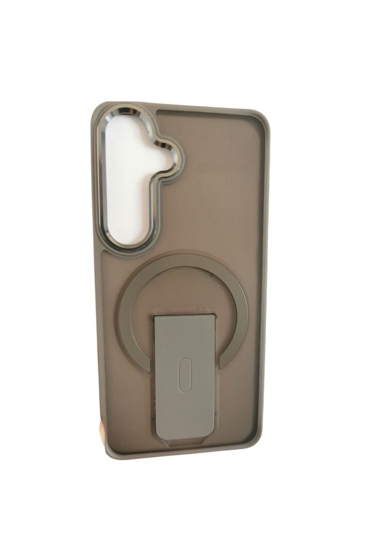 Gtech-Flickstand Magsafe Case, Compatible with Samsung Galaxy S24 Fe, TPU Polycarbonate, Frosted, Gray 3
